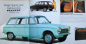 Preview: Peugeot 204 Limousine Break Grand Luxe Modelprogram 1968 Carbrochure (10351)